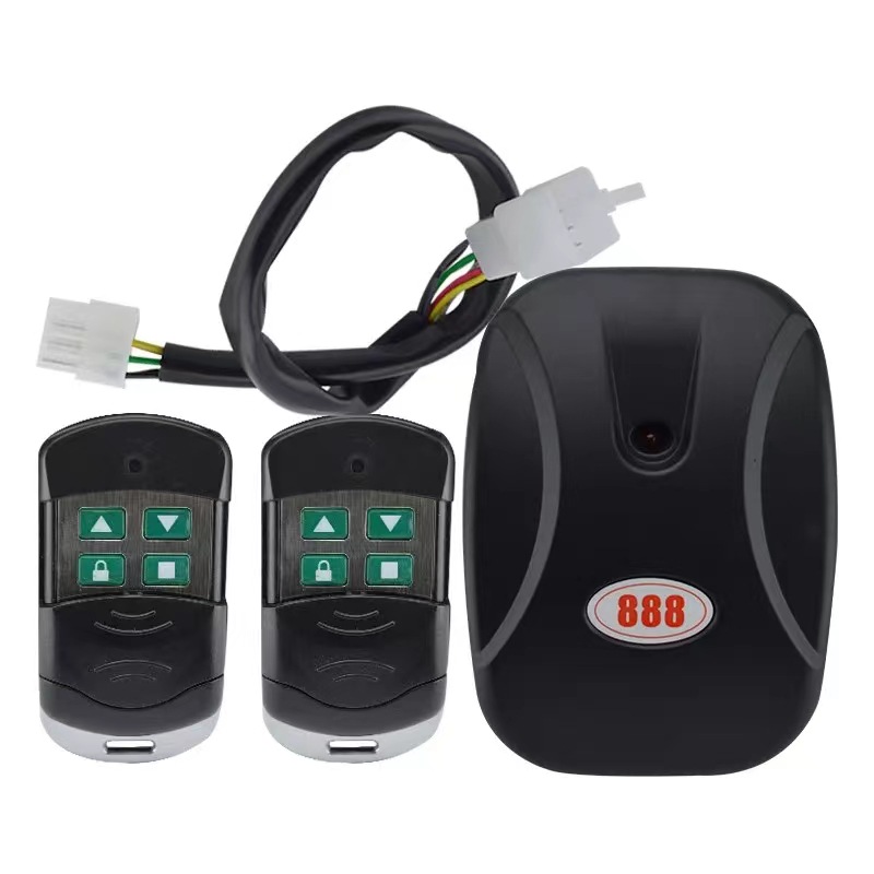 433卷帘门控制器远程遥控门链条卷帘门控制器远程开门