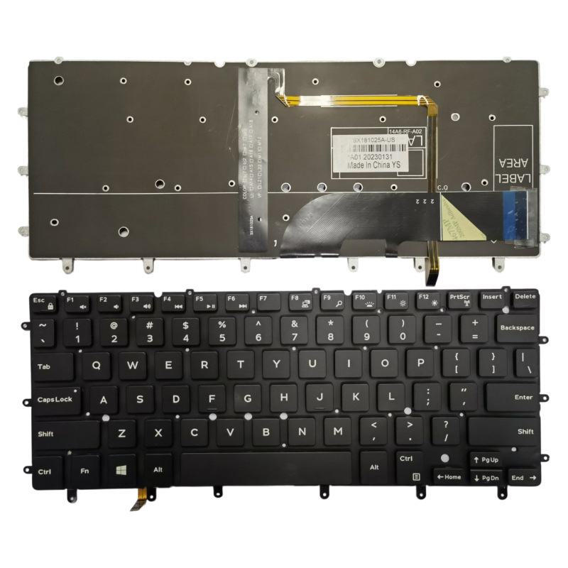 US/UK/TI/FR is suitable for Dell XPS 13 9343 9350 9360 7547 7548 keyboard US/UK/TI/FR is suitable for Dell XPS 13 9343 9350 9360 7547 7548 keyboard