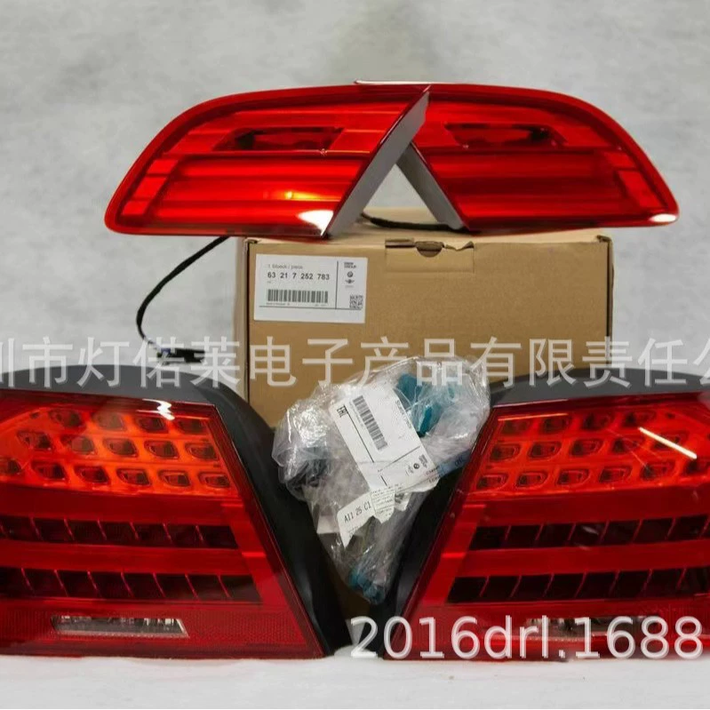 Новый главный заводской комплект подходит для BMW E93, задняя фара кабриолета, светодиодная тормозная лампа E93, задний бампер M3 2007–2013