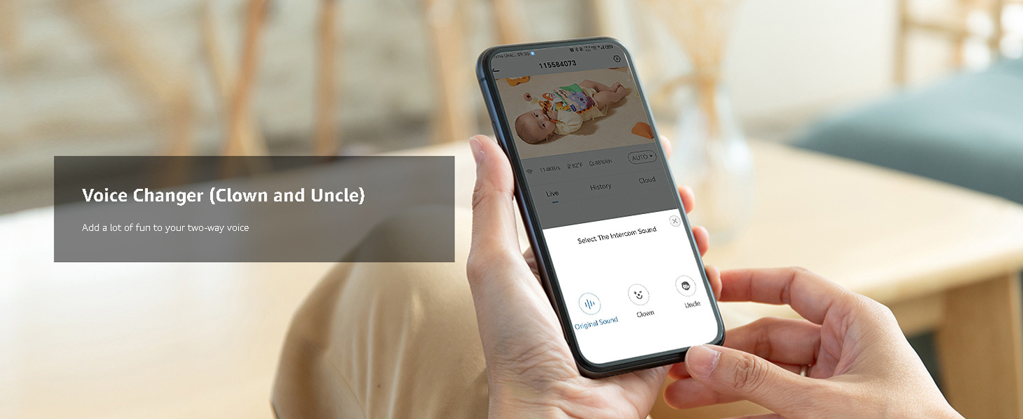 婴儿监控摄像头