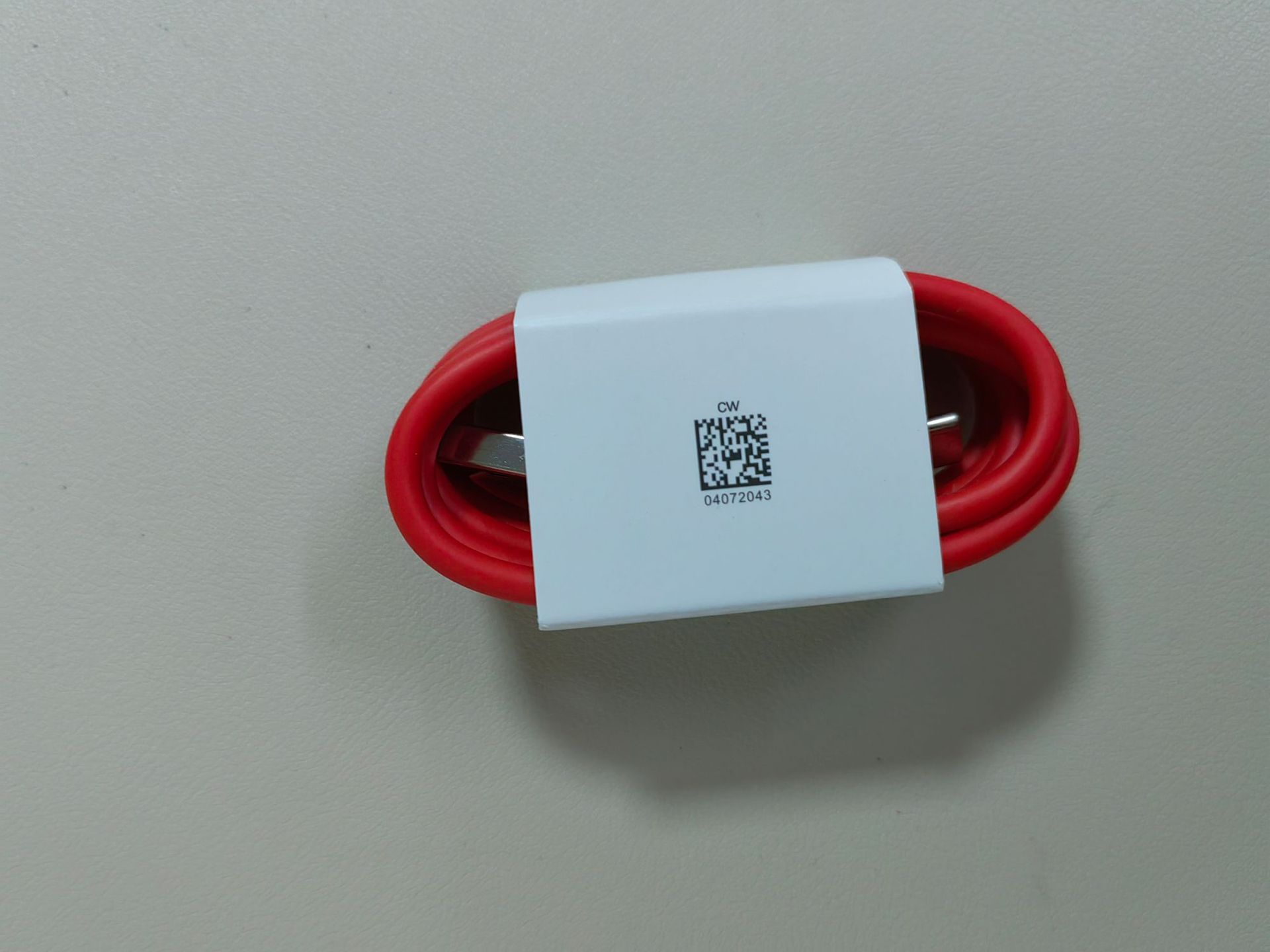 Red USB super flash charging line 1 m (bag)