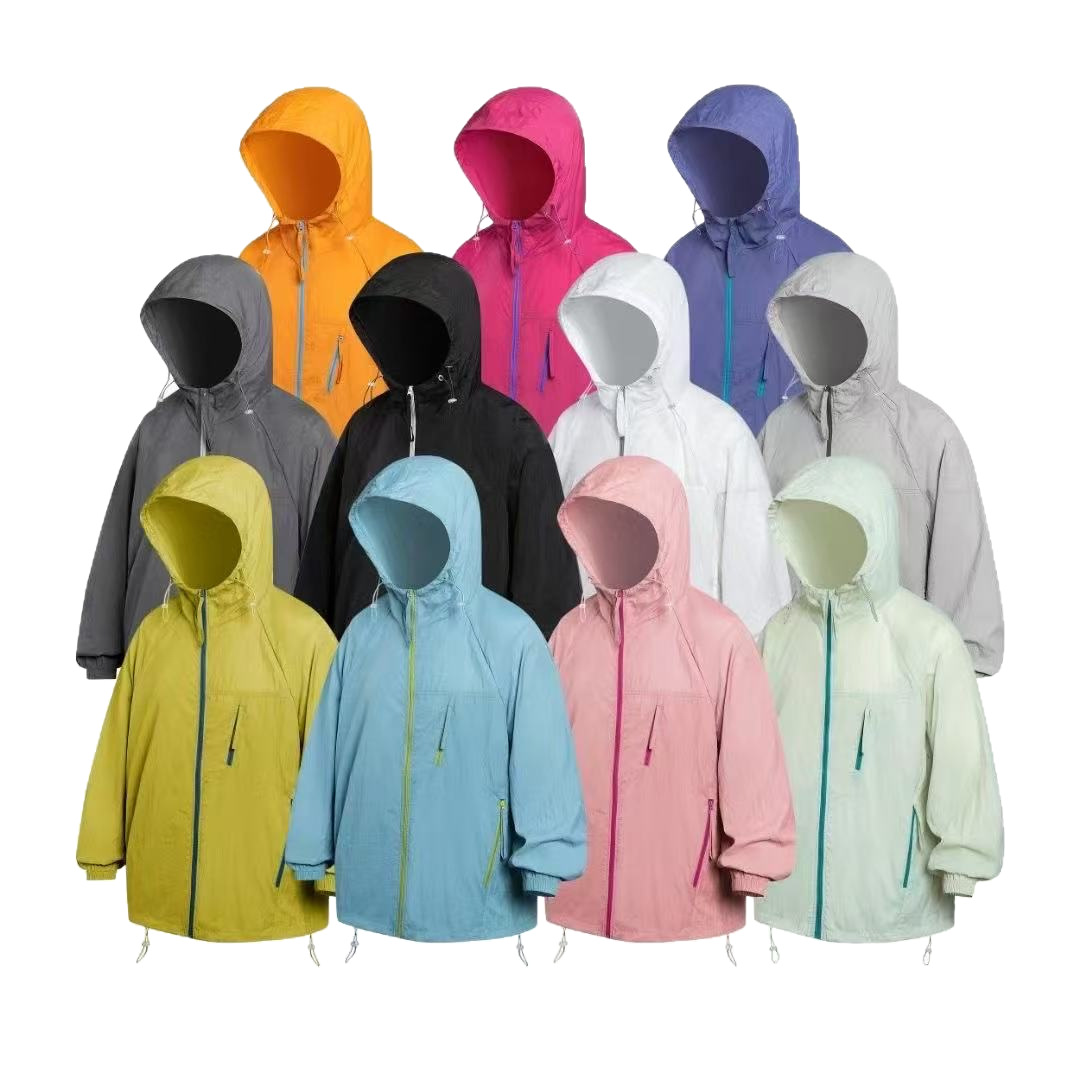 Live Broadcast Exclusively for Glacier Breathing Holes Upf50+ Summer Ice Silk Thin Breathable Loose Couple Style Original Yarn Sun Protection Clothing