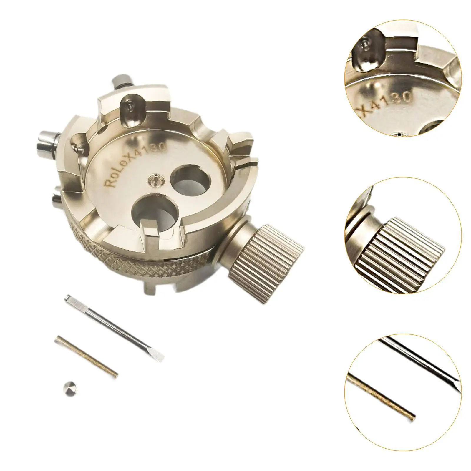 修表工具 劳力S-4130机芯座 4130银色机芯座 R0LeX-4130机芯座