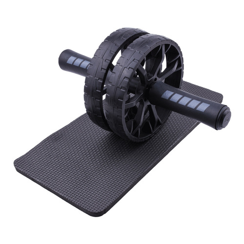New abdominal fitness wheel for men, beginners' home fitness equipment, double-wheel abdominal fitness device, home training abdominal curling wheel