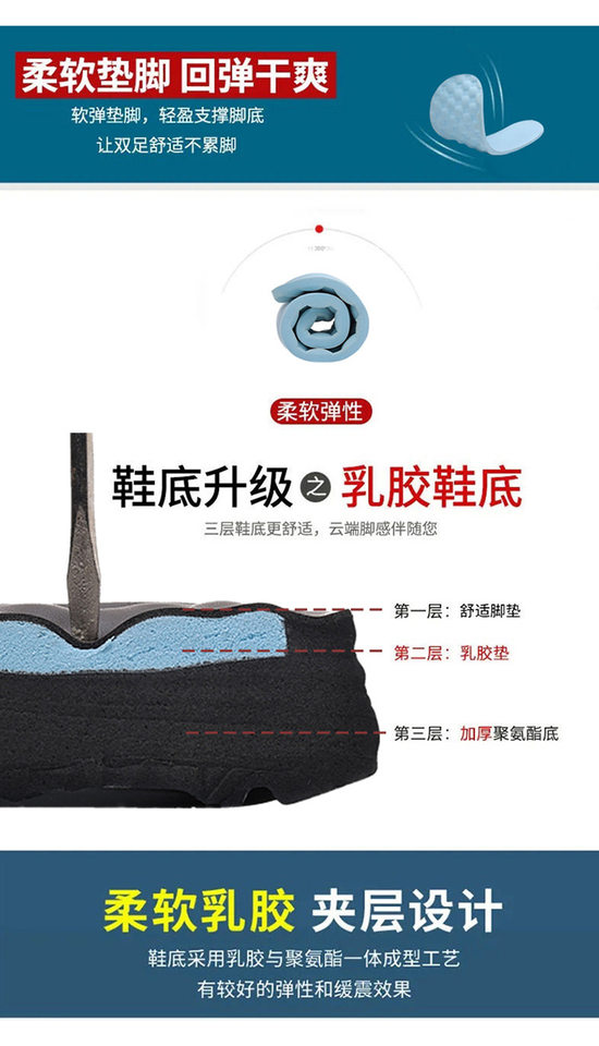 Dép sandal nam cỡ lớn mũi kín đế dày, giày đi biển kiêm dép lười đa năng — Màu nâu, màu vàng, màu đen chi tiết 5