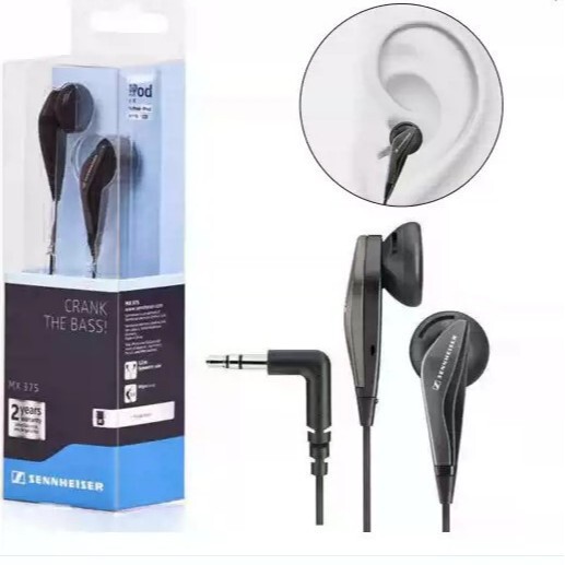 Suitable for cross-border e-commerce MX375 wired flat-head headphones Suitable for cross-border e-commerce MX375 wired flat-head headphones