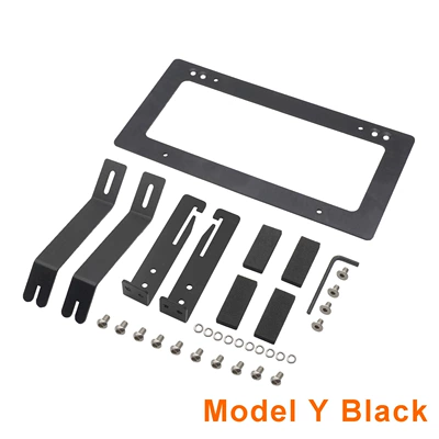 Suitable for Tesla Model Y3 License plate holder/license plate holder - model-y-black