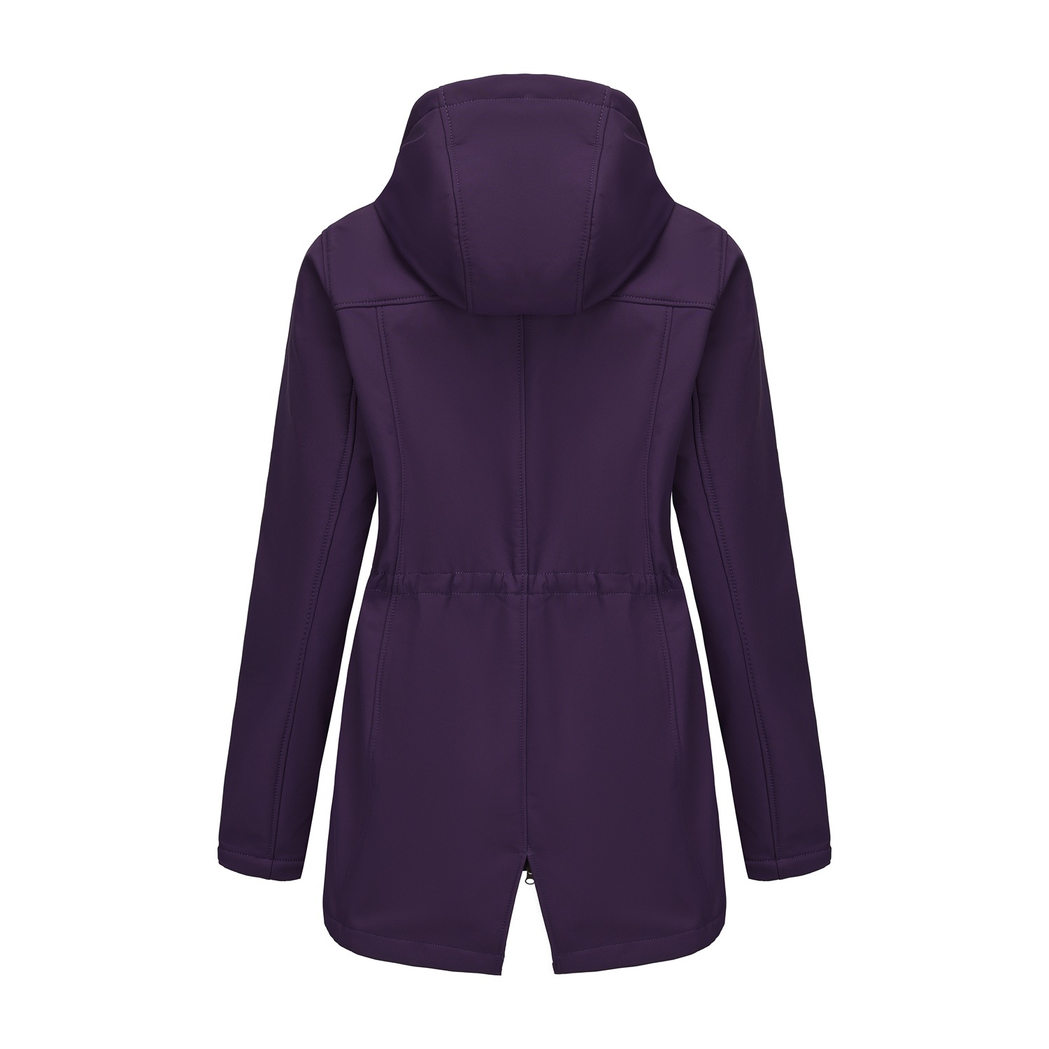 Waterdichte windjack met capuchon voor dames - lichtgewicht regenjas voor herfst en winter (EU-maten S-XXXL)_voghion.com