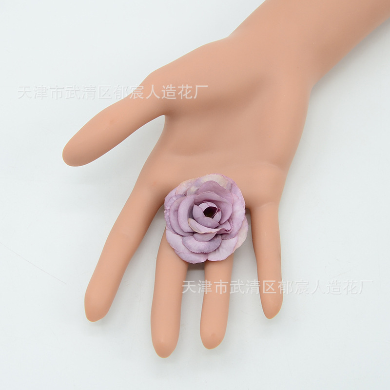 貴妃バラの花頭模造小バラの花ウェディングフラワーコンフェッショナル装飾シルクフラワー素材パックフラワーボックス卸売|undefined