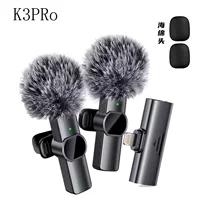 Частная модель трансграничный бестселлер K3pro открытый радио беспроводной микрофон мобильный телефон в прямом эфире беспроводной воротник микрофон