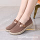 Mother Shoes New Arrival Cloth Shoes Women's Summer New Arrival Fly-Woven Breathable Mother Shoes Soft Sole Slip-on Flat Shoes Casual Shoes