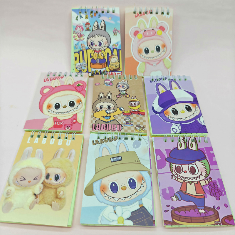 Labubu 新しいミニノートブック、かわいい小さなノートブック、学生や子供向けのギフトや賞品のノートブック|undefined