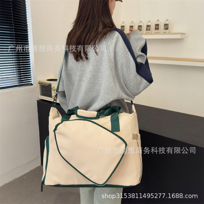 Bolsa de pelota nueva gran capacidad, bolsa de raqueta de pelota ligera con bolso de zapato independiente, bolso de deporte