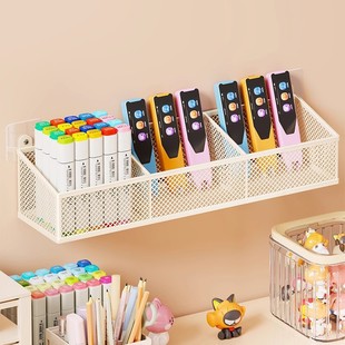 Children's Reading Pen Storage Rack Student Reading Pen Holder Pen Holder Study Storage Rack Punch-Free Wall-Mounted Storage Box