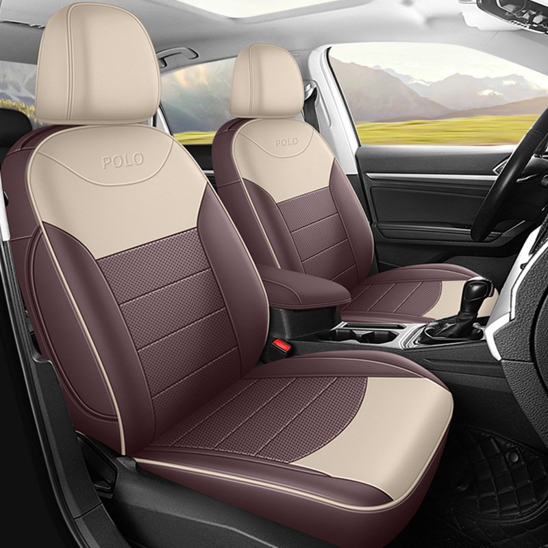 Volkswagen – Modelə uyğun (Original) oturacaq örtükləri breathable leather car - coffee-to-beige-volkswagen-polo-standard-edition-volkswagen-polo