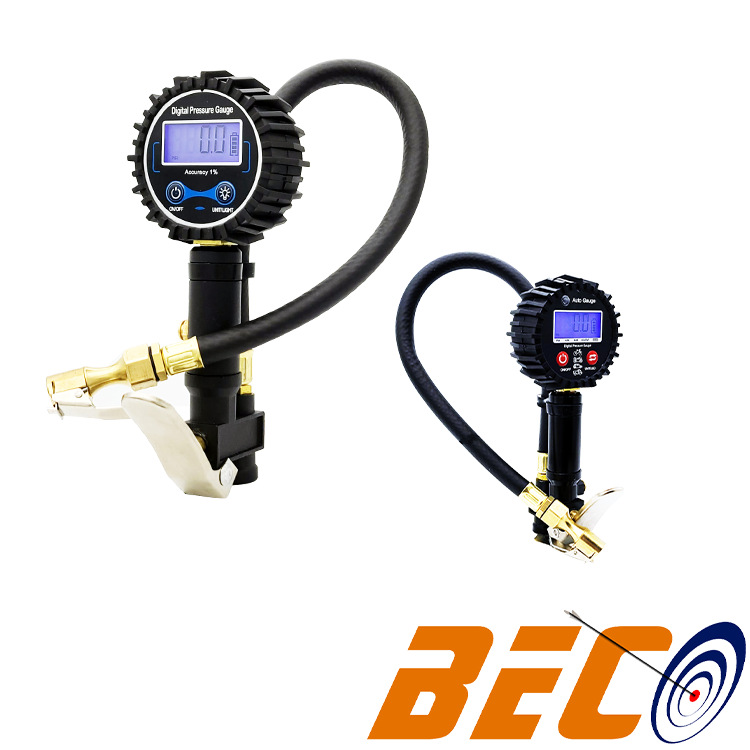 厂家直供数显充放气胎压表气压表汽车轮胎胎压计美规、欧规胎压枪