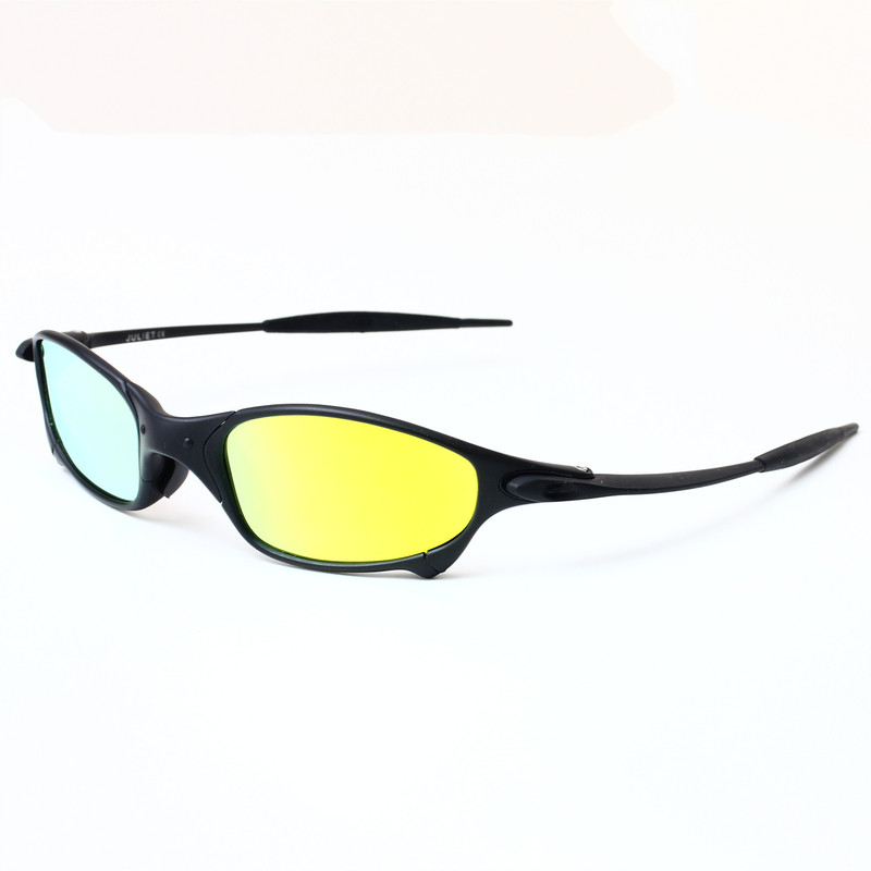 Cross-border Europe and the United States gold frame polarized sunglasses X metal future technology wind outdoor sports riding sunglasses Juliet