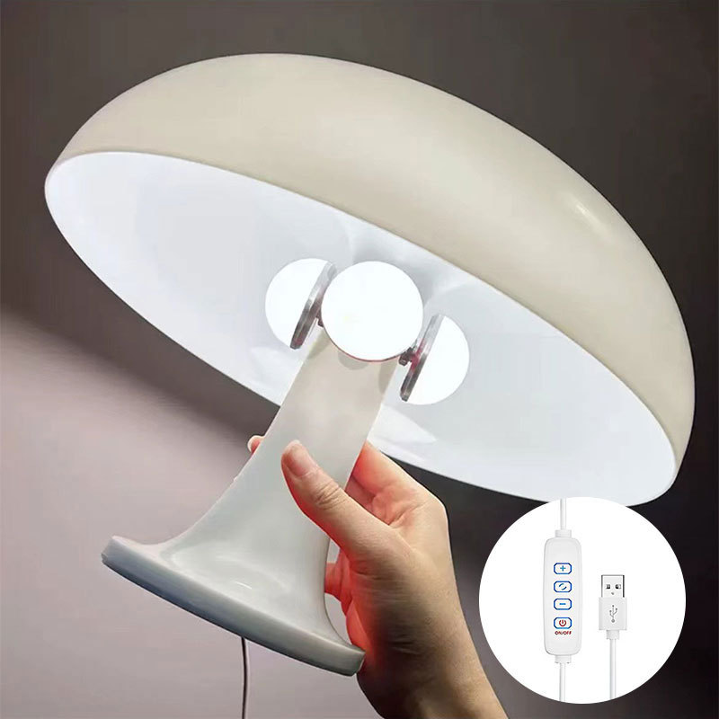 흰색 USB 전구 모델 - 리모컨 없음