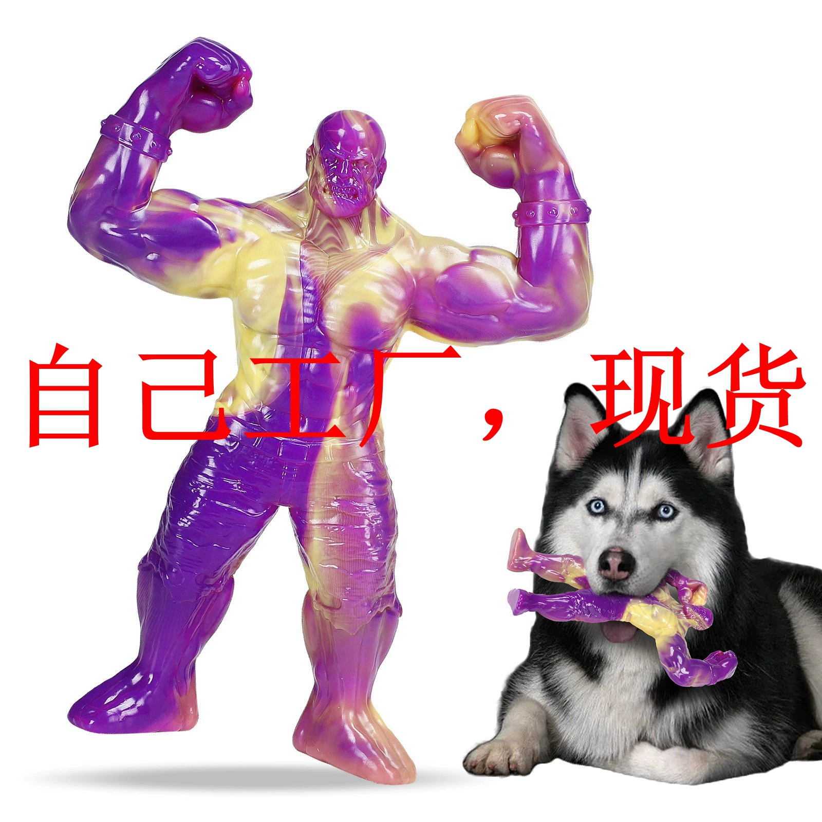 Новая игрушка для домашних животных Amazon, палочка для прорезывания зубов для собак, жевательная игрушка для собак, мускулистый мужчина, устойчивая к прорезыванию зубов игрушка для собак