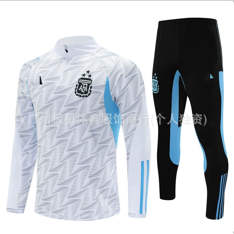 Демисезонная куртка с длинным рукавом и молнией для тренировок, футбольная форма, комплект