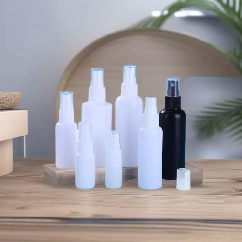 避光塑料喷雾瓶10-100ml毫升白色细雾塑料喷瓶酒精消毒液分装喷壶