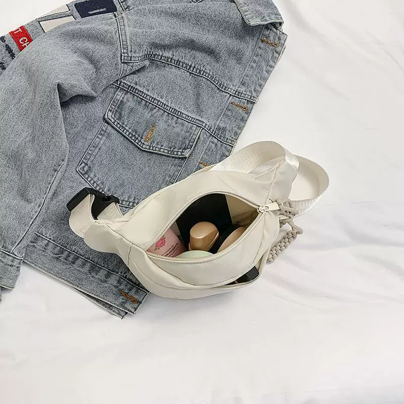 Summer trend shoulder bag for leisure, brand chest bag, belt bag