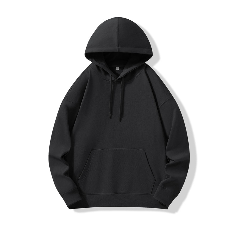 Camisas de algodón gruesas con capuzas de hombro, camisas de equipo, camisas de trabajo, ropa de trabajo, impresión personalizada bordada LOGO