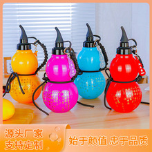 pp材质塑料葫芦水杯批发户外运动水壶便携防摔防漏国潮黑神话悟空