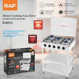 Raf Cross-Border Export European-Style Vertical Split Stove 5-Burner Natural Gas Stove with Rack