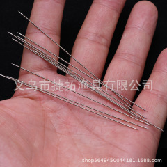 イカフック鋼線部品2頭の鋭い針を研いで、丈夫で耐久性のあるステンレス材質の漁具を100本入れます。