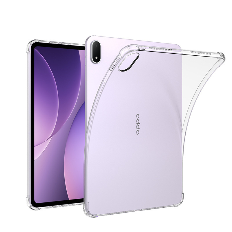 Suitable for Oppo Pad5 12.1inch Protective Case Four-Corner Airbag Anti-Fall Transparent Tpu Soft Shell 2025 Suitable for Oppo Pad5 12.1inch Protective Case Four-Corner Airbag Anti-Fall Transparent Tpu Soft Shell 2025