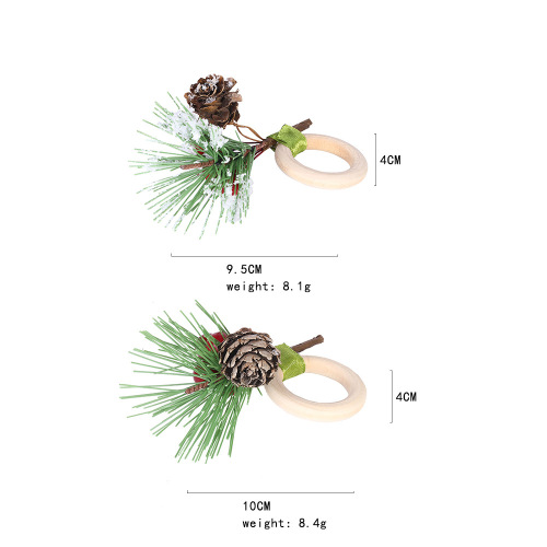 Simulated Pinecone Tablecloth Clips Hotel Christmas Tablecloth Rings Manufacturer Wholesale Simulated Decorative Home Tablecloth Rings
