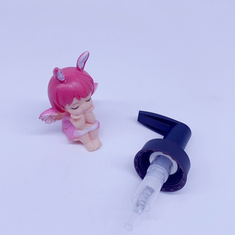 厂家供应亚黑磨砂左右开关乳液泵 40/410 abs化妆品 喷雾头