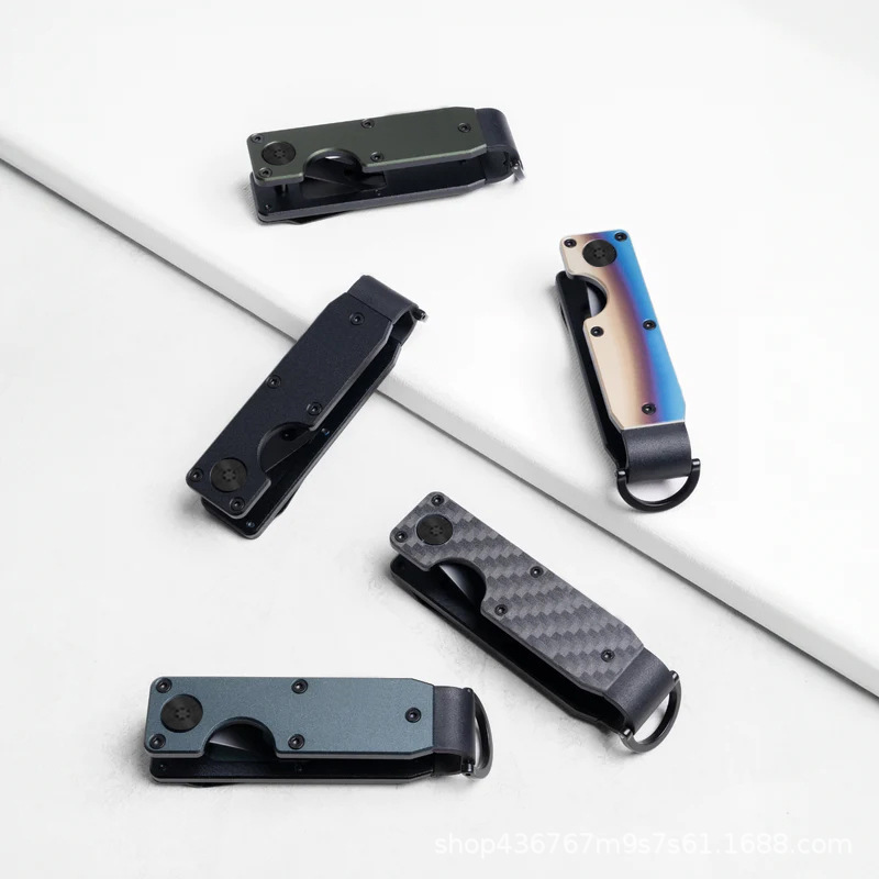 2025 Aluminum Alloy Keychain Multifunctional Creative Key Organizer Pendant Key Bag Men's Personalized Design