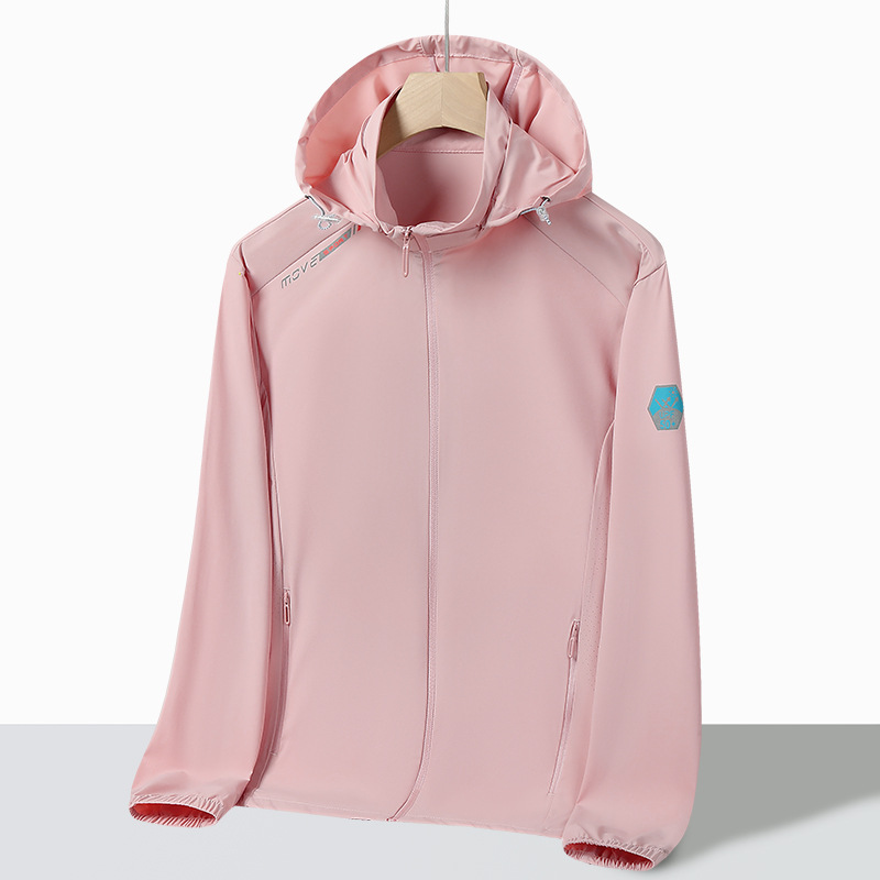 Ropa de protector solar de hielo de nylon para parejas de hombre y mujer, ropa de piel elástica de hielo, piel transpirable anti-UV de verano