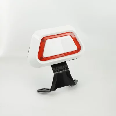 Suitable for electric motorcycle rear Electric car rear backrest - white-dj-backrest-stand-with-screws-default-item