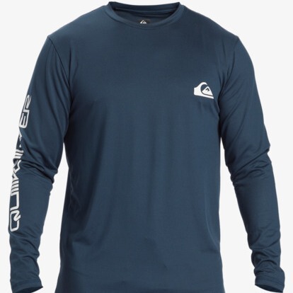 Cross-Border Quiksilver Wetsuit Long-Sleeved Swimsuit Sun Protection Clothing Summer Professional Surfing Suit T-Shirt Quick-Drying and Breathable