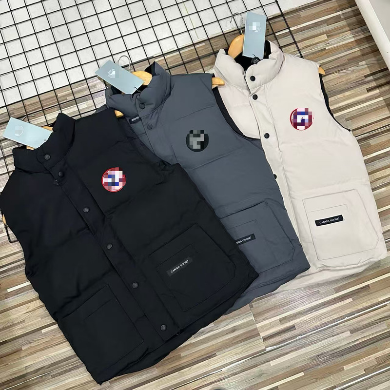 Cross-Border High-End Classic Canada Goose Couple's Stand-Collar down Vest Outdoor Casual 08 Model Thickened Vest Jacket