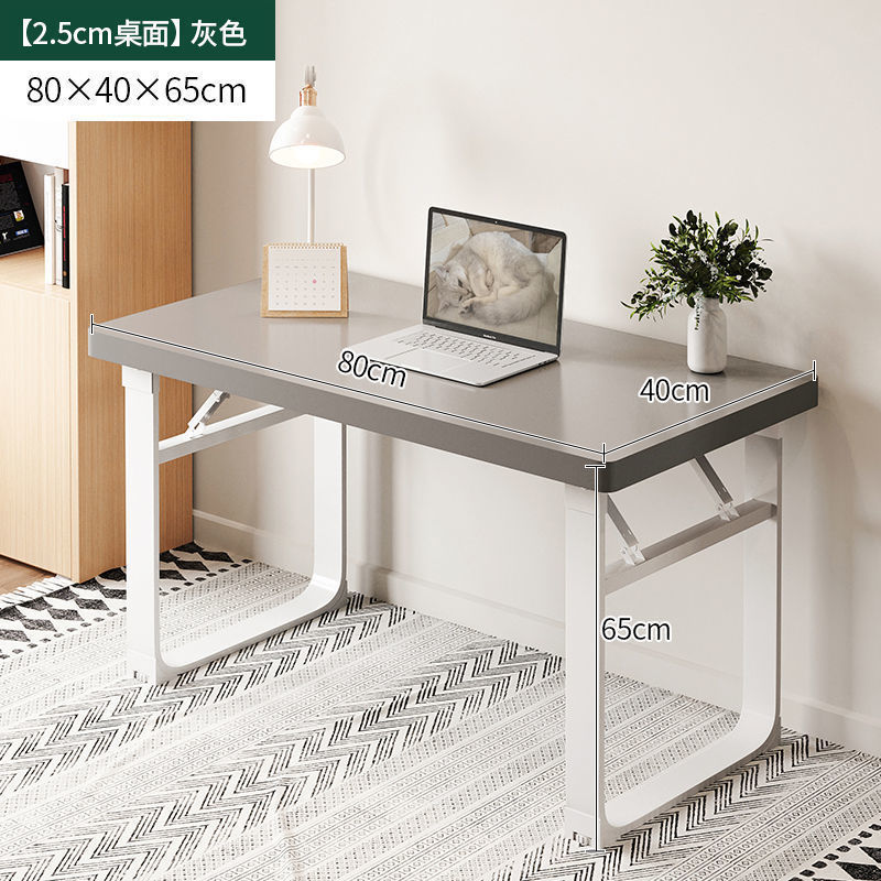Fábrica directa sin instalación escritorio plegable escritorio de computadora simple escritorio de escritorio de dormitorio de estudiantes simple