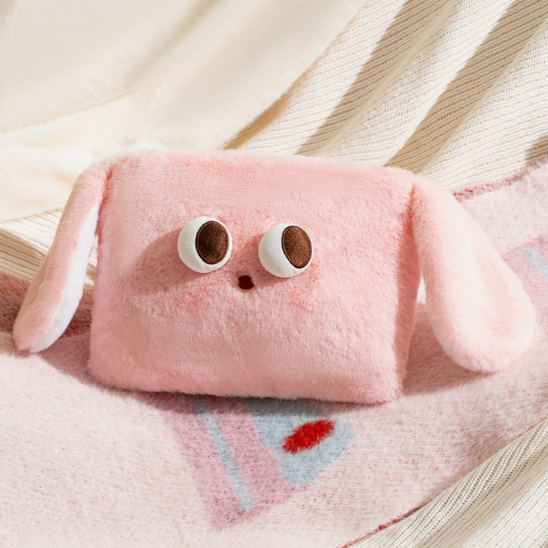 토끼 곰 캐릭터 충전식 온수주머니 보송한 겨울 손난로