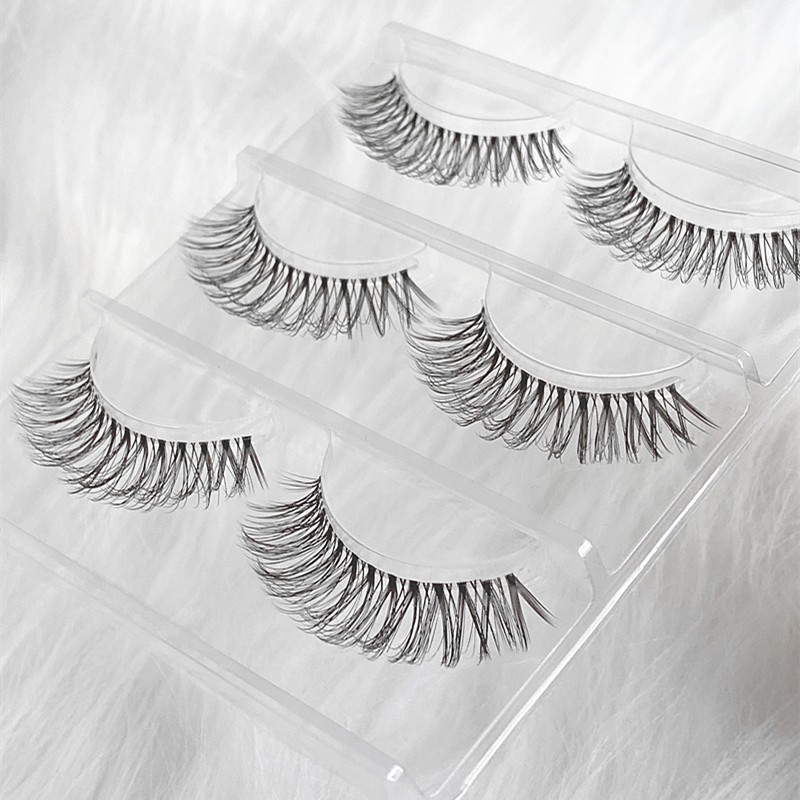 52g Weight False Eyelashes Makeup Tools Types 1 Set Quantity High-Grade Fiber Material Solid Color Pattern Classic Style Style Classic Style Solid Color High-Grade Fiber False Eyelashes 1 Set 3