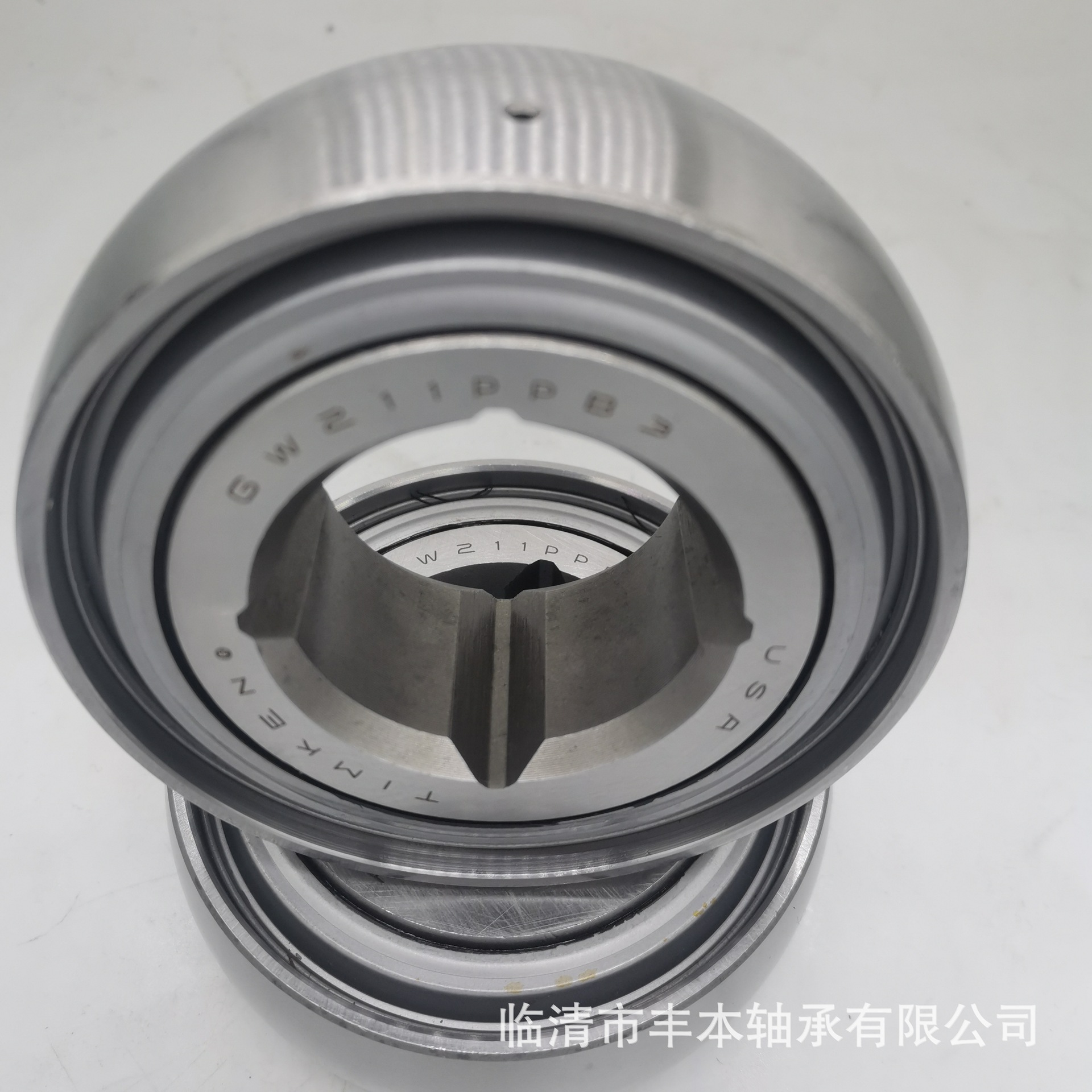 现货 206KPPB3内四方六角农机方孔外球面轴承播种机免维护轴承