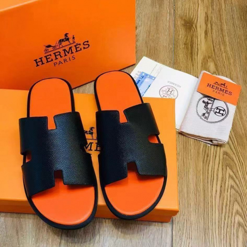 주황색과 검은색 손바닥 인쇄