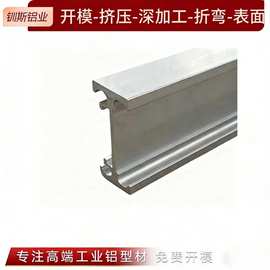 双轨机器人铝型材吨位级载重 铝型材天轨 积放悬挂线天轨铝型材