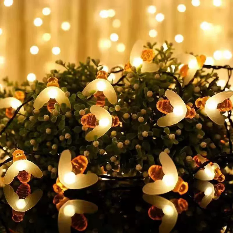 LED-гирлянда для палатки, декоративные мотивы, длина 1,5–30 м, варианты питания: батарея/USB/розетка