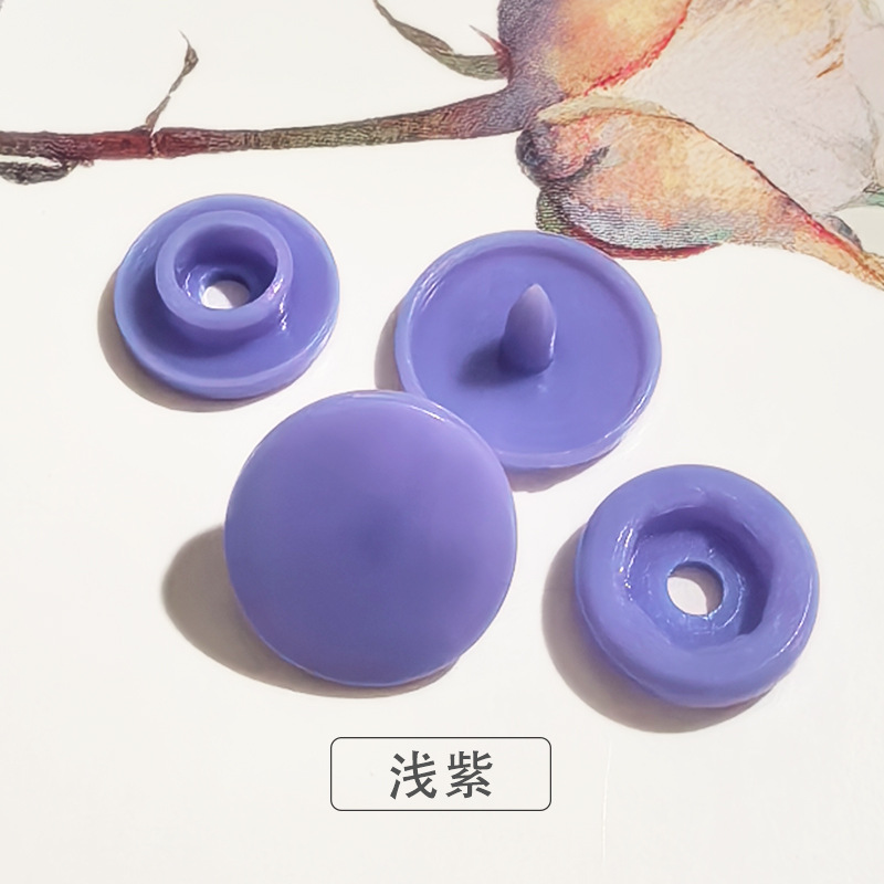 T3T5T8 impermeable con botón a presión de resina plástica, botones de ropa de bebé, botones invisibles, botones de color sin costura