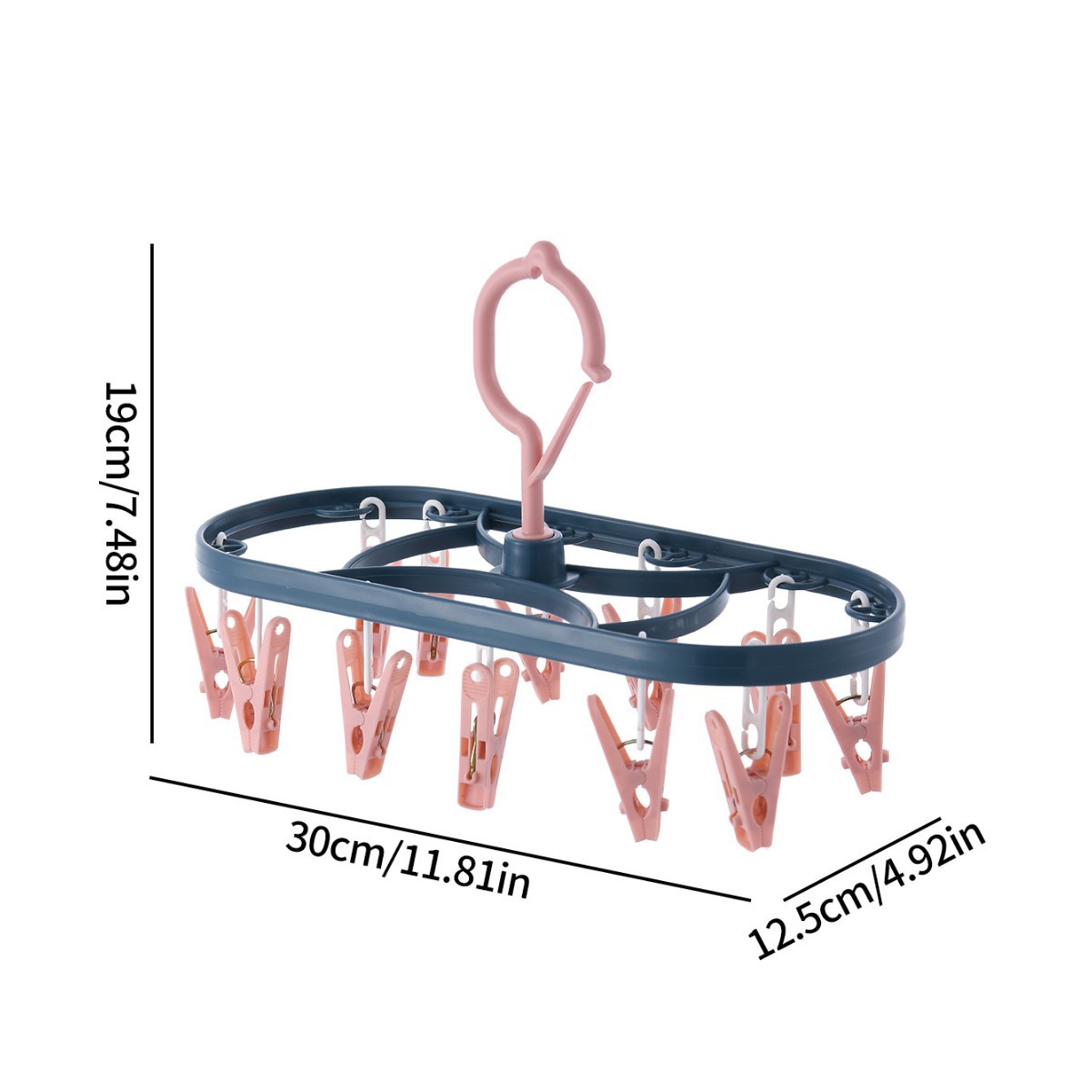 12 클립 블루 파우더