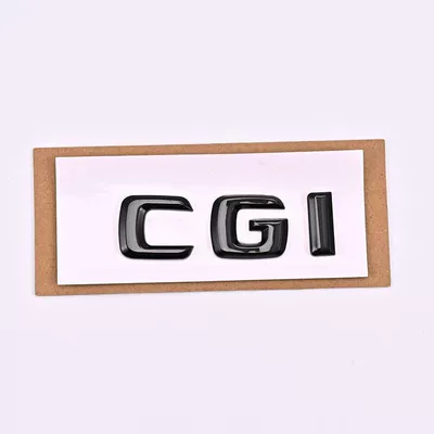 Old Mercedes-Benz turbocharger emblem, CGI car sticker, English modification car logo, diesel version, CDI lettering, rear tail emblem (Car logo) - standard-cgi