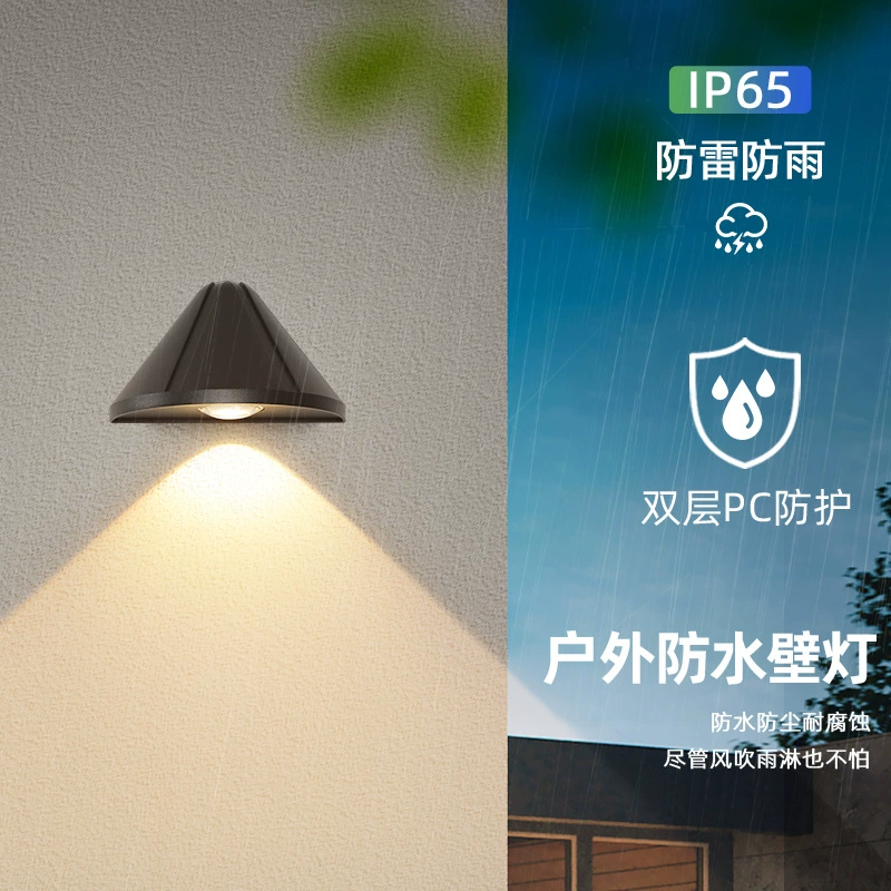 Вилла внутренний дворик светодиодный водонепроницаемый настенный светильник дома простой отель лестничный проход спальня прикроватный светильник