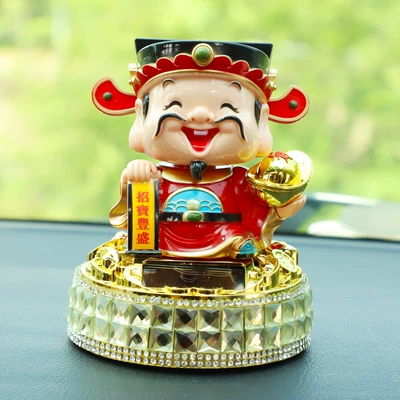 Shaking God of Wealth Ornaments Car, Car ornaments